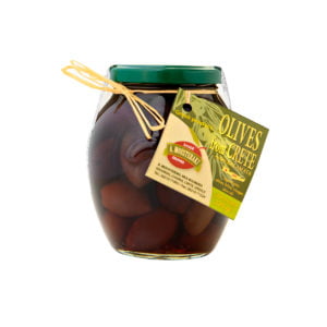 Mousteraki - Greckie oliwki ciemne z pestką - słoik