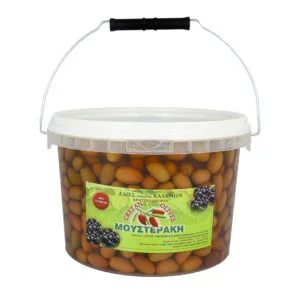 Greckie oliwki zielone Mousterakis - wiaderko 2 kg